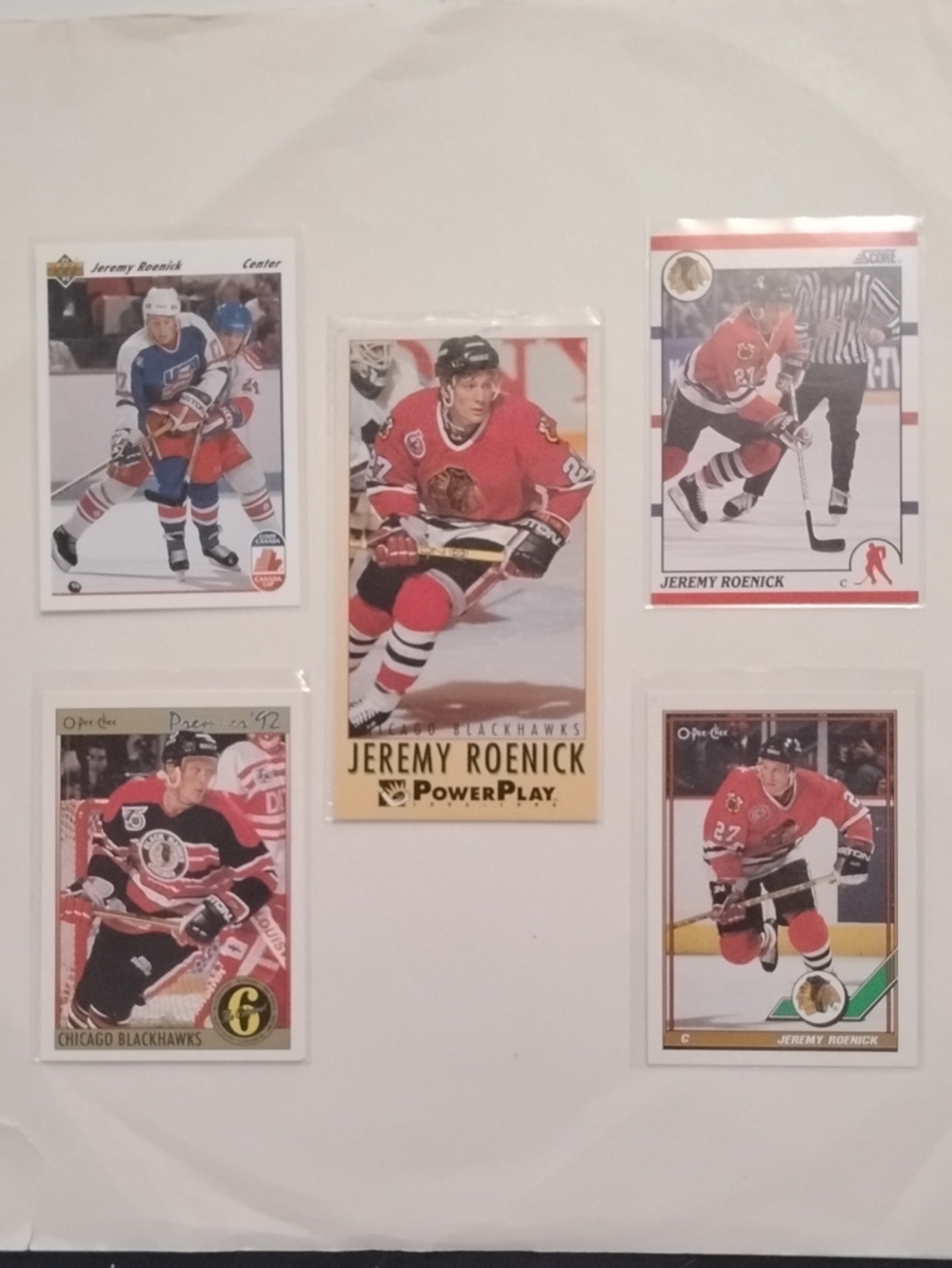 Jeremy Roenick Rookie Card / Hockey Trading Card Collection